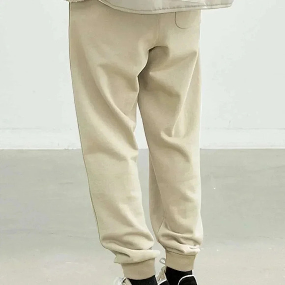Tan Mens Solid Sweatpants - Picture 2 of 4